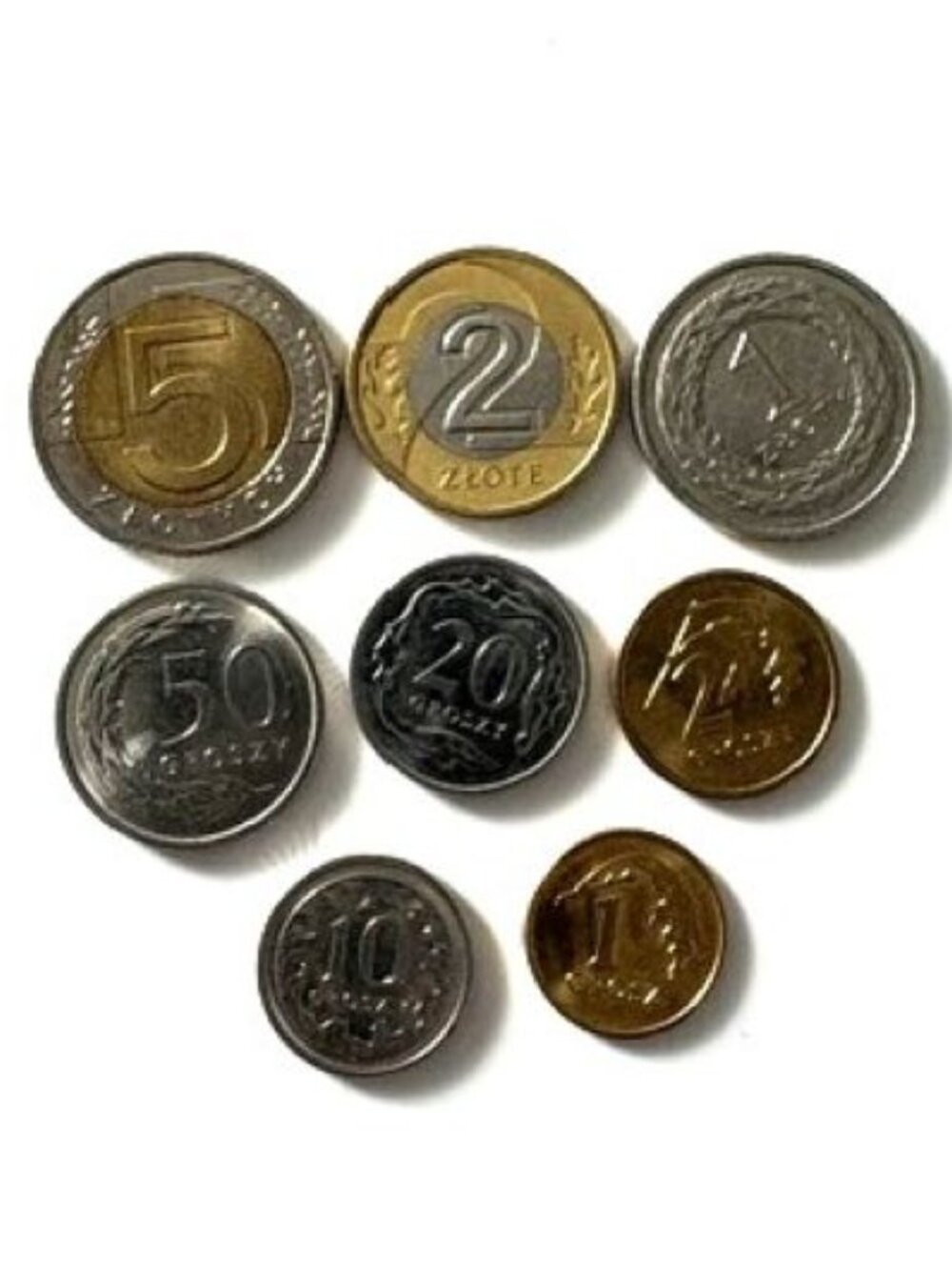 Foreign Currency (Coins from Denmark, Poland, Euros) - Old and New - Picture 5 of 9